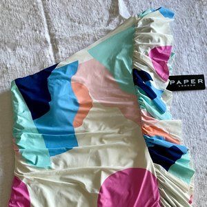 Paper London Style Coconut Swimsuit Color Seven Wonders NWT Size M